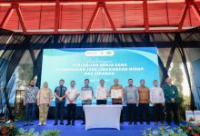 Gubernur Banten, Andra Soni menghadiri penandatanganan Program Pembayaran Jasa Lingkungan Hidup. Foto Biro Adpim Banten