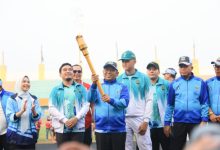 Gubernur Banten, Andra Soni membuka Popda XII dan Paperda IX di Cilegon. Foto Biro Adpim Banten