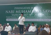 Peringatan Maulid Nabi Muhammad SAW di Ponpes Al Fathaniya dihadiri Gubernur Banten dan tokoh agama non muslim. Foto: Dok Ponpes Al Fathaniyah