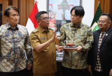 Gubernur Banten, Andra Soni bersama parlemen dari Prefektur MIe Jepang. Foto: Biro Adpim Banten