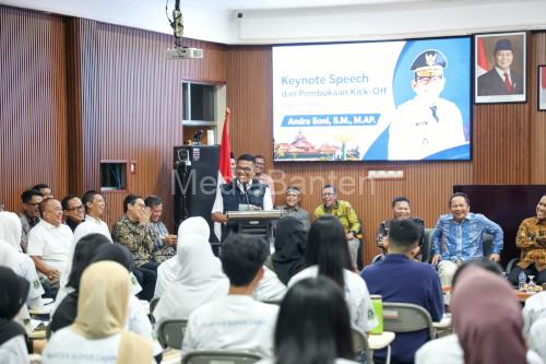 Gubernur Banten, Andra soni dalam Program Super Camp Banten Meraih Garuda. Foto Biro Adpiim Banten