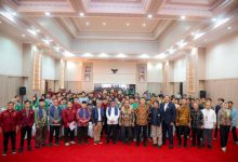 Gubernur Banten, Andra Soni hadiri pelantikan pengurus BEM PTMA. Foto: Biro Adpim Banten