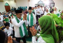 Gubernur Banten, Andra Soni buka puasa bersama di Kantor PWNU Banten. Foto Biro Adpim Banten