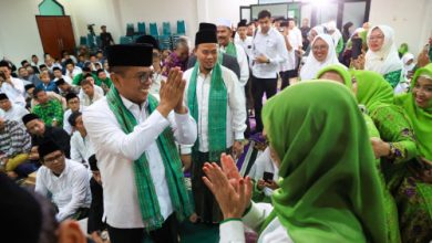 Gubernur Banten, Andra Soni buka puasa bersama di Kantor PWNU Banten. Foto Biro Adpim Banten