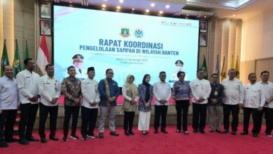 Rakor pengelolaan sampah di Provinsi Banten. Foto: Antara