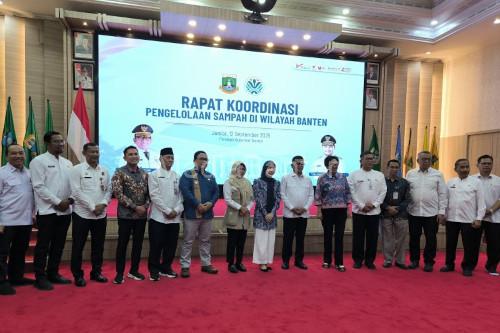 Rakor pengelolaan sampah di Provinsi Banten. Foto: Antara