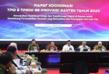 Rakor TPID dan TP2DD di Pendopo Gubernur Banten. Foto: Biro Adpim Banten