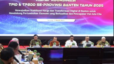 Rakor TPID dan TP2DD di Pendopo Gubernur Banten. Foto: Biro Adpim Banten