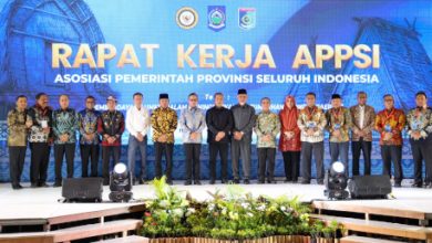 Gubernur Banten, Andra Soni menghadiri rapat kerja APPSI di NTB. Foto Biro Adpim Banten