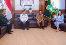 Gubernur Banten, Andra Soni saat diwawancara TVRI. Foto Istimewa