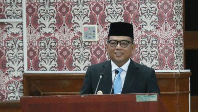 Gubernur Banten, Andra Soni menghadiri sertijab Walikota Tangerang. Foto Biro Adpim Banten