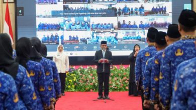 Penyerahan SK Pengangkatan 9.700 PPPK Pemprov Banten. Foto: Biro Adpim Banten
