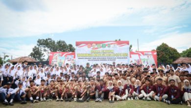 Penutupan TNI Manunggal Membangun Desa (TMMD) di Cilegon. Foto: Biro Adpim Banten