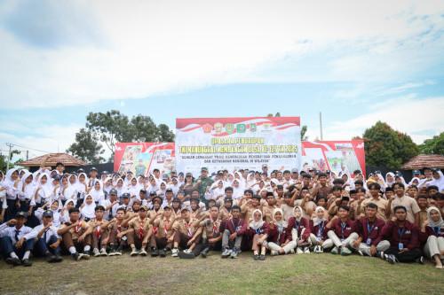 Penutupan TNI Manunggal Membangun Desa (TMMD) di Cilegon. Foto: Biro Adpim Banten