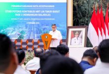 Gubernur Banten, Andra Soni hadir pada MoU Sutdi Potensi Kontrisubi MRT Kembangan - Balaraja. Foto Biro Adpim Banten