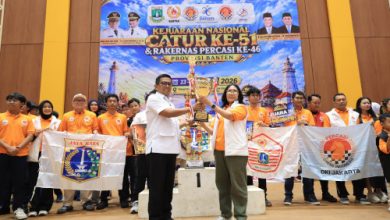 Gubernur Banten, Andra Soni menutup Kerjunas Catur ke-51 di Serang. Foto Biro Adpim Banten