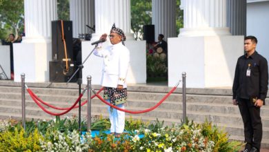 Gubenrur Banten, Andra Soni jadi inspektur Upacara HUT Provinsi Banten ke-26. Foto Biro Adpim Banten