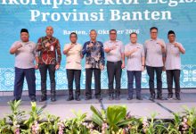 Gubernur Banten, Andra Soni pada Workshop Integritas dan Antikorupsi Sektor Legislatif di Banten. Foto Biro Adpim Banten