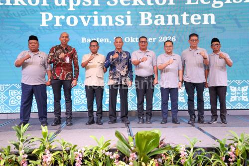 Gubernur Banten, Andra Soni pada Workshop Integritas dan Antikorupsi Sektor Legislatif di Banten. Foto Biro Adpim Banten