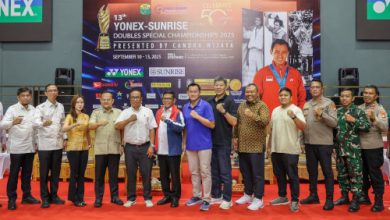 Gubernur Banten, Andra Soni membuka 13th Yonex Championship di Tangsel. Foto: Biro Adpim Banten