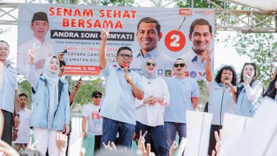 Andra Soni, Calon Gubernur Banten Nomor Urut 2. Foto: Yono