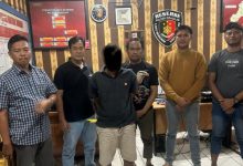 Oknum Anggota Ormas ditangkap karena menipu pencari kerja. Foto: Yono