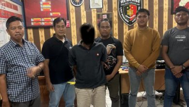 Oknum Anggota Ormas ditangkap karena menipu pencari kerja. Foto: Yono