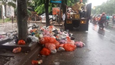Pengngkutan sampah di Kota Tangerang untuk kebersihan lingkungan. Foto Antara