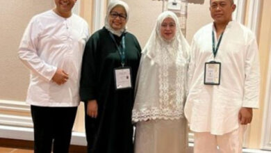 Pertemuan Puan Maharani dan Anies Baswedan di Tanah Suci. Foto: LKBN Antara