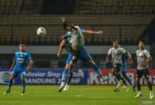 Persib Bandung dalam salah satu laga. Foto: LKBN Antara