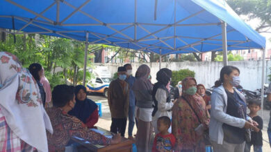 Para Lansia penerima Bansos PKH