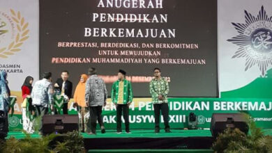 Acara penyerahan Anugerah Pendidikan Berkemajuan di Yogyakarta. Foto: Yusron Ardi Darma - SMAN Muhi Yogya