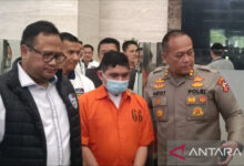 Penahanan AP Hasasudin, Peneliti BRIN oleh Bareskrim Polri. Foto: LKBN Antara