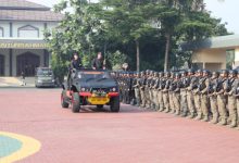 Satgas Amole dari Polda Banten. Foto: Antara