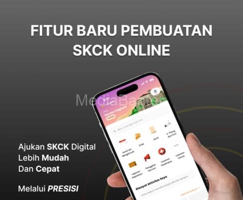 Aplikasi SKCK milik Polri. Foto Yono