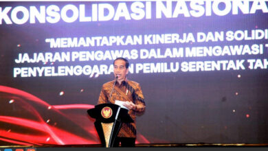 Arahan Presiden RI ke Bawaslu. Foto: BPMI Satpres RI