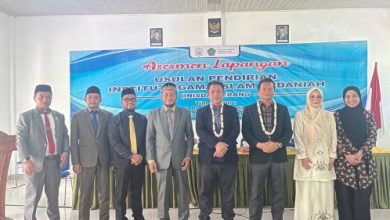 Asessmen pendirian Institut Agama Islam Ardaniah. Foto Elis Fitriani