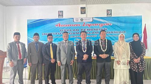 Asessmen pendirian Institut Agama Islam Ardaniah. Foto Elis Fitriani