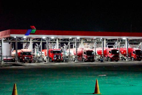 Armada mobil tangki BBM Pertamina dikerahkan di Sumut. Foto Pertamina Patra Niaga