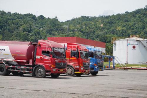Armada mobil tangki BBM. Foto Pertamina Patra Niaga