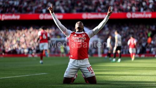 Gol tunggal Ebrechi Eze, bawa Arsenal kalahkan Newscastle 1 - 0. Foto Istimewa