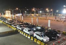 Arus balik di Pelabuhan Merak. Foto Daeng Yusvin