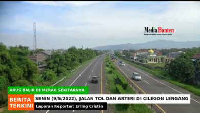 Arus balik di Merak - Cilegon tampak lengang. Foto: Ering Cristin