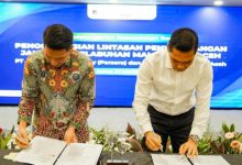 PT ASDP dan Pemprov Aceh teken MoU. Foto Daeng Yusvin