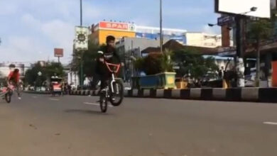Jalan yang bakal dijadikan Car Free Day. Foto: Hendra Hermawan
