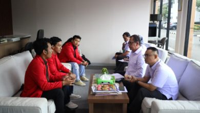 EW LMND Banten auidensi ke Kejati Banten soalBanten temuan LHP BPK. Foto: Ucu