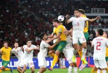 Pertandingan Tim Garuda Indonesia lawan Australia berakhir 0 - 0 di penyisihan Piala Dunia. Foto: Antara