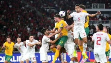 Pertandingan Tim Garuda Indonesia lawan Australia berakhir 0 - 0 di penyisihan Piala Dunia. Foto: Antara