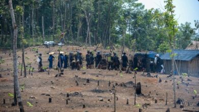 Masyarkat Baduy mulai tanam padi gogo di huma. Foto: Antara