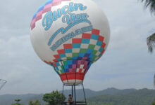 Balon udara merupakan ikon utama Bucin View. Foto: Erling Cristin